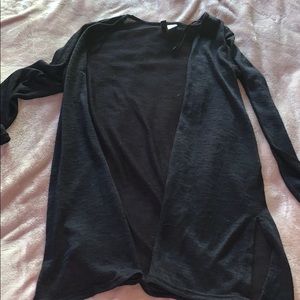 black cardigan